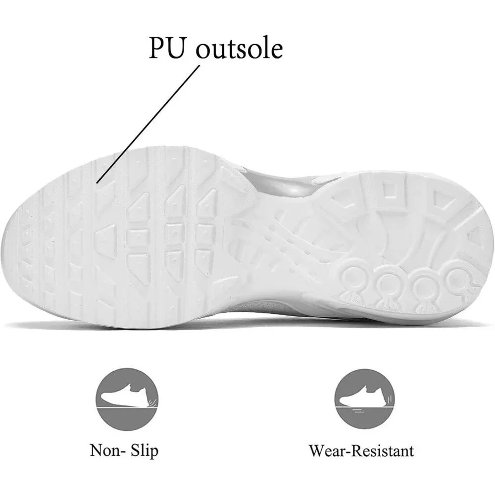 Men's Grey Sneaker Non Slip Air Running Athletics Tennis Basketball Shoes